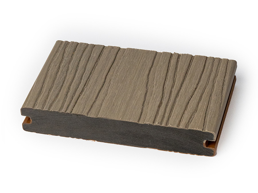 Free Sample WPC Terrace Decking Waterproof Anti-Slip 23mm Thickness Solid Co-Extrusion Outdoor Flooring for Swimming Pool