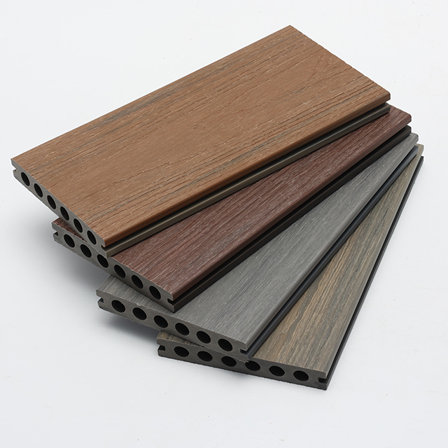 Outdoor 143h21.5 Co-Extruded Wood Plastic Composite WPC Decking for Swimming Pool