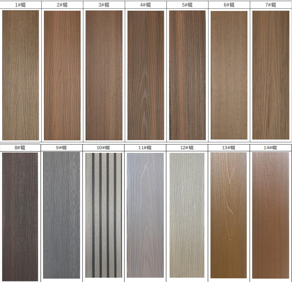 Weather Resistance Anti-UV Easy Installation Waterproof Newest Design Hollow WPC Decking