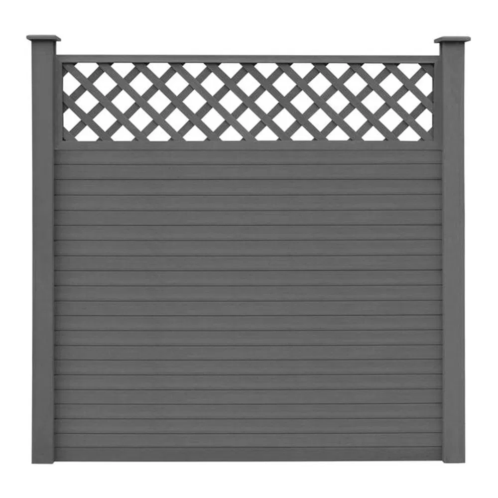 1.8 M X 1.8 M Wood Composite WPC Decorative Garden Fence Panel