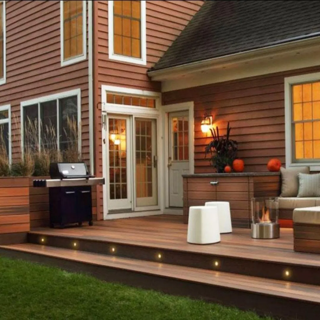 Outdoor Fence, Fire-Resistant, Sun Proof, Fade Proof, Insect Proof, Outdoor WPC Flooring, Environmentally Friendly