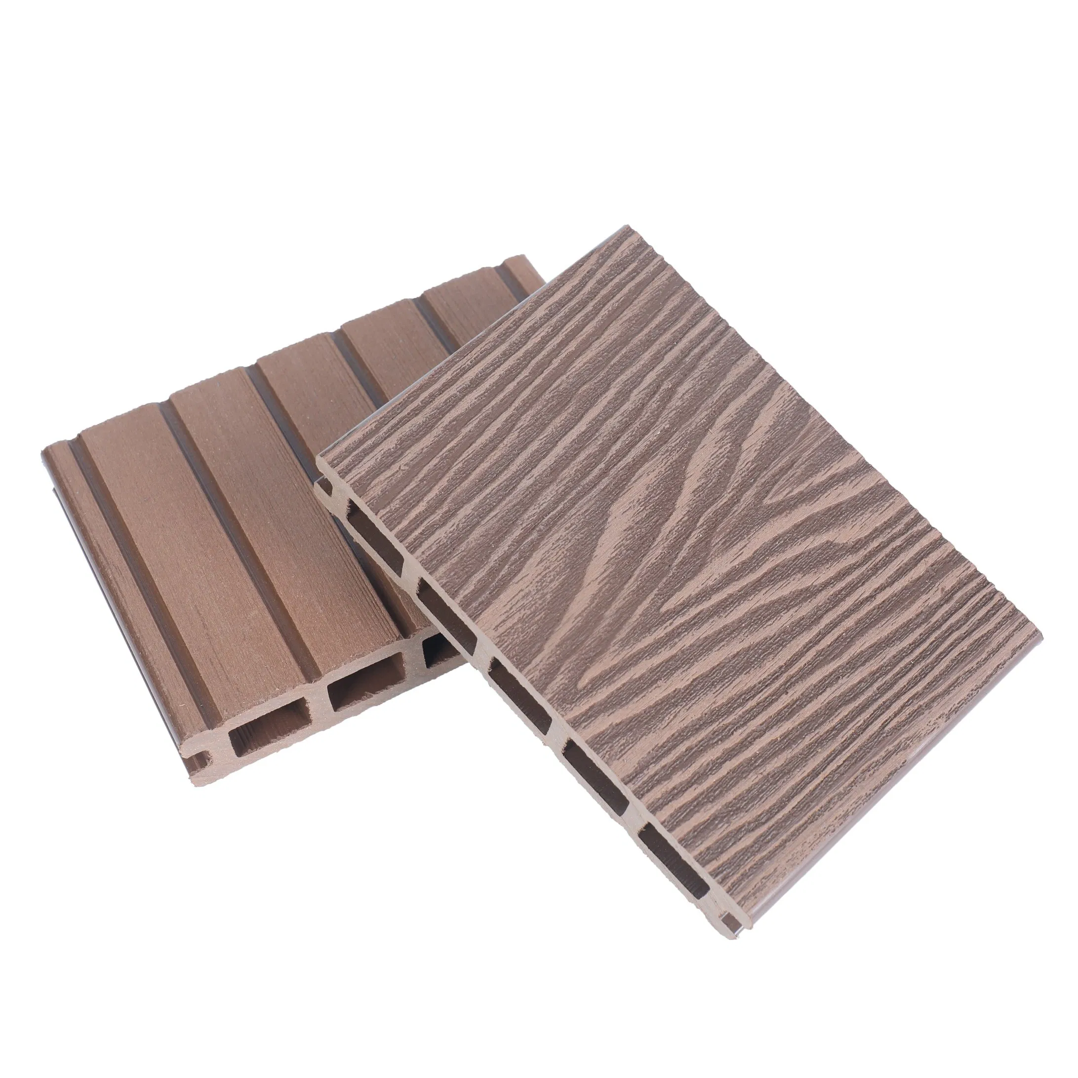 Ocox Wholesale Free Samples Waterproof Outdoor WPC Wood Plastic Composite Online Deep Wood Grain Classic Decking