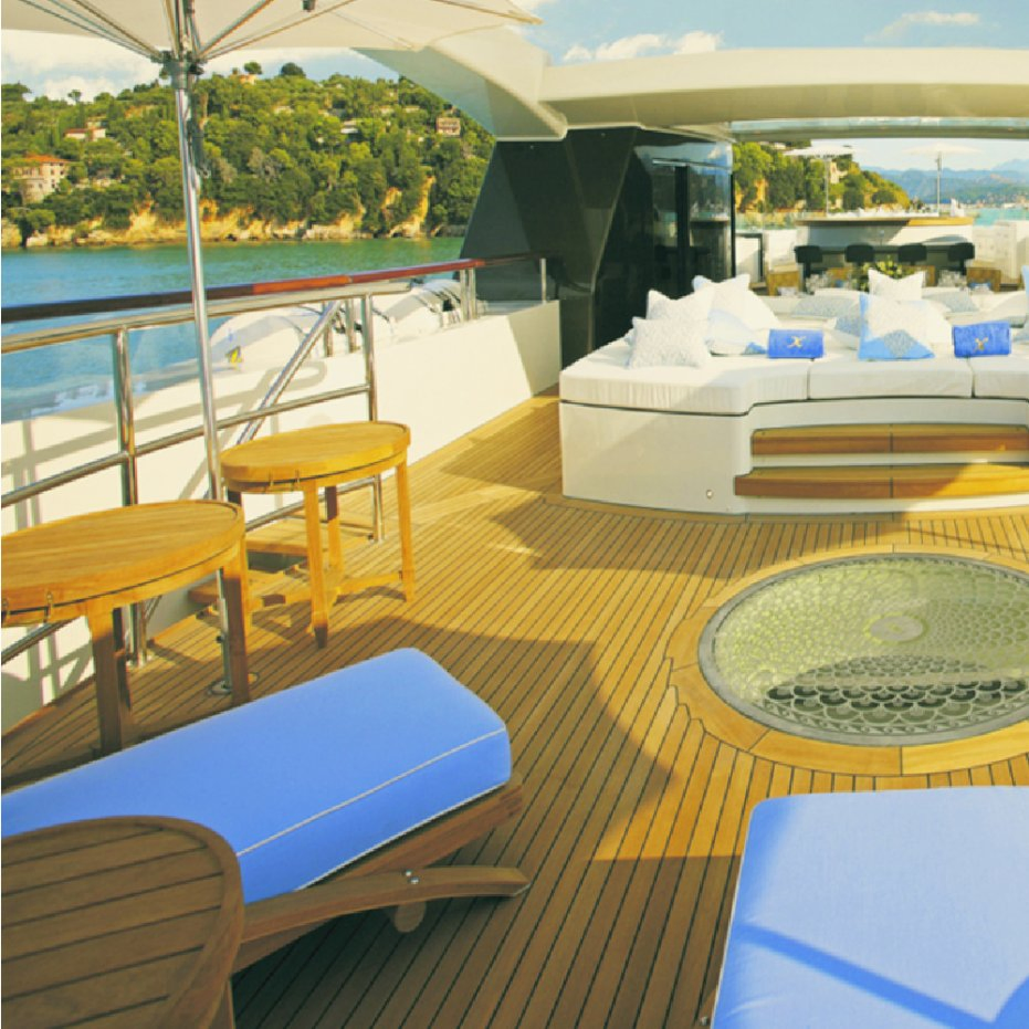 Solid Deep Embossed Waterproof and Mildew-Proof Solid Second-Generation Co-Extruded Floor Bammax WPC Deck