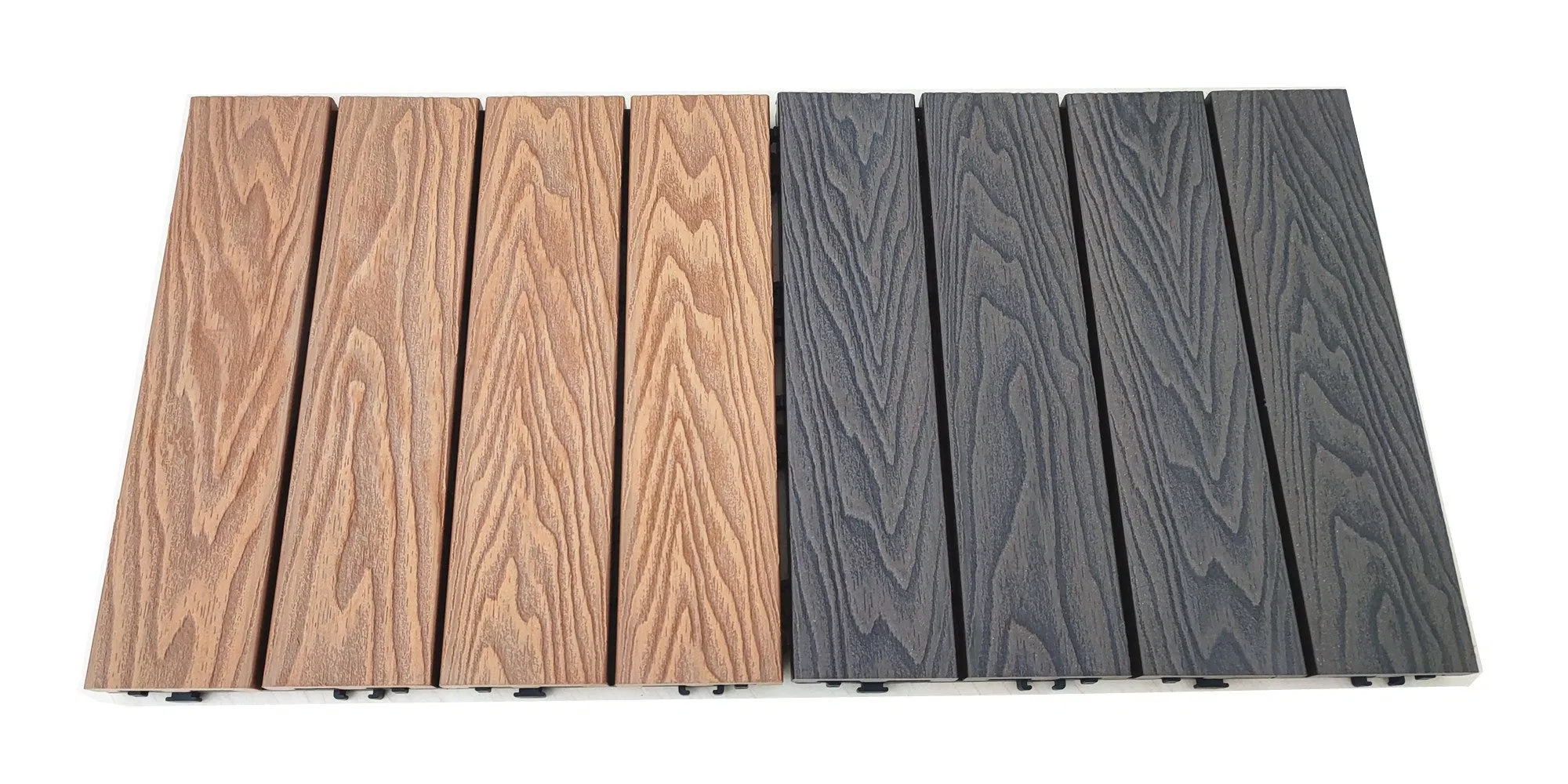 Mold-Resistant WPC DIY Interlocking Tile for Bathroom Balcony Use