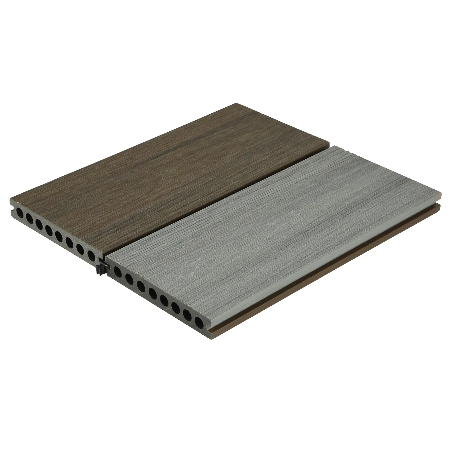 140*22mm WPC Capped Co-Extrusion Composite Hollow Decking Outdoor Decking for Pool Garden Park