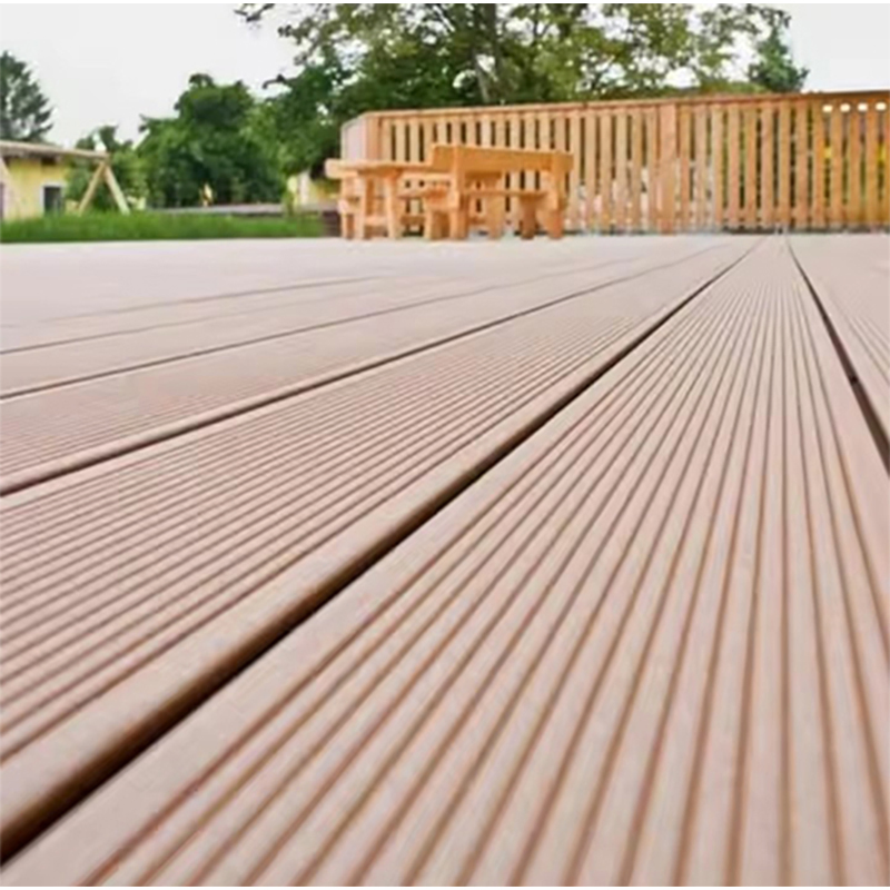 Outdoor Eco-Friendly Wood Plastic Composite WPC Flooring Anti-Slip Wood WPC Composite Decking for Swimming Pool Garden