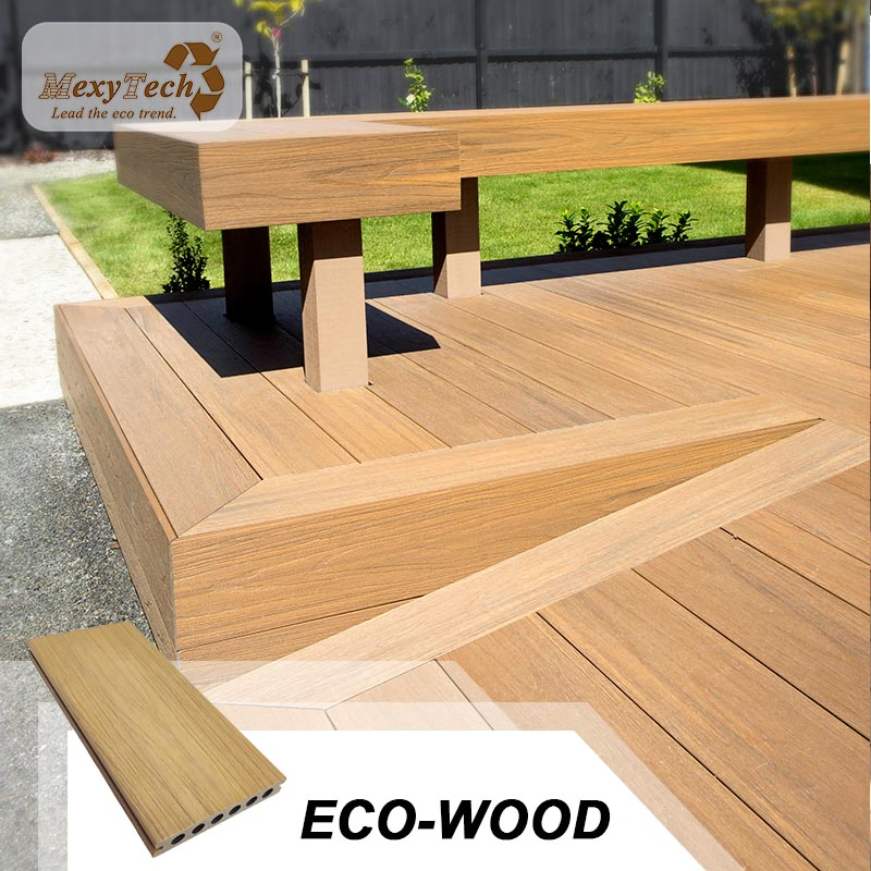 Swimming Pool WPC Decking 100% Waterproof and Anti-Slip Resistance