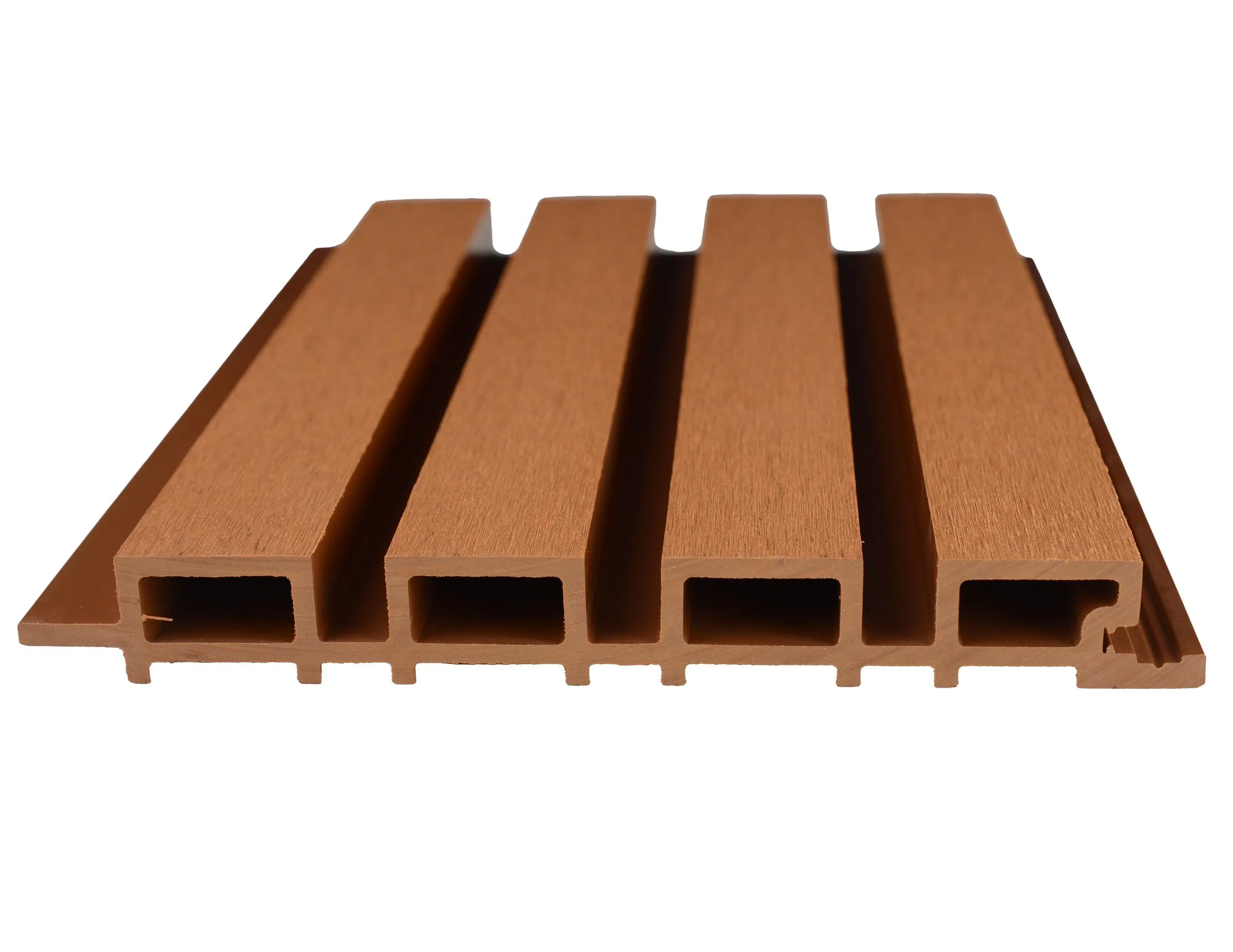 Easy to Install No-Maintenance Sanding Grooved Uncapped WPC Wall Cladding for Exterior 8"