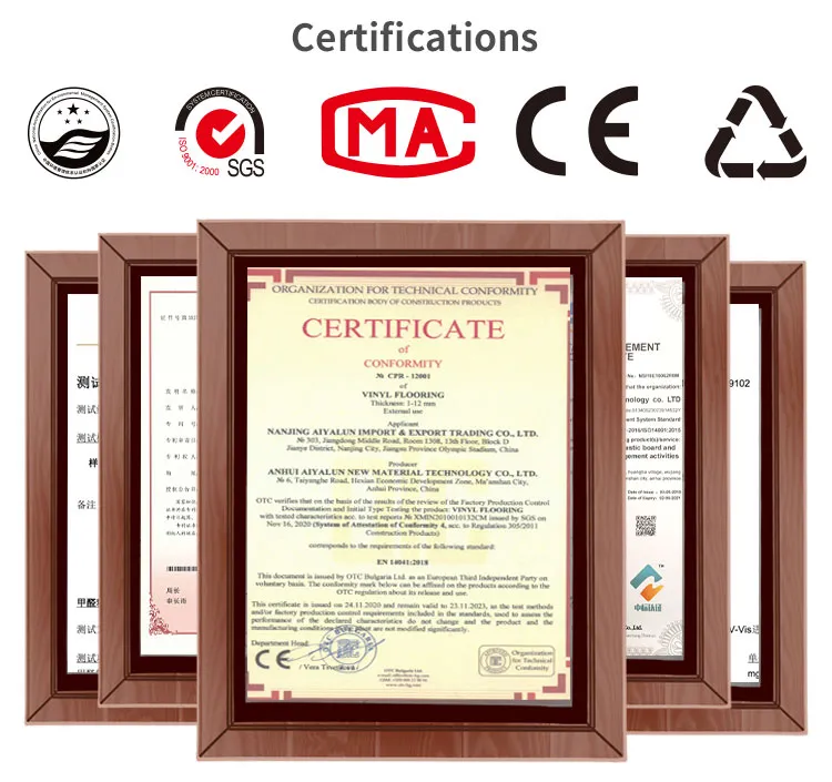 Certificates