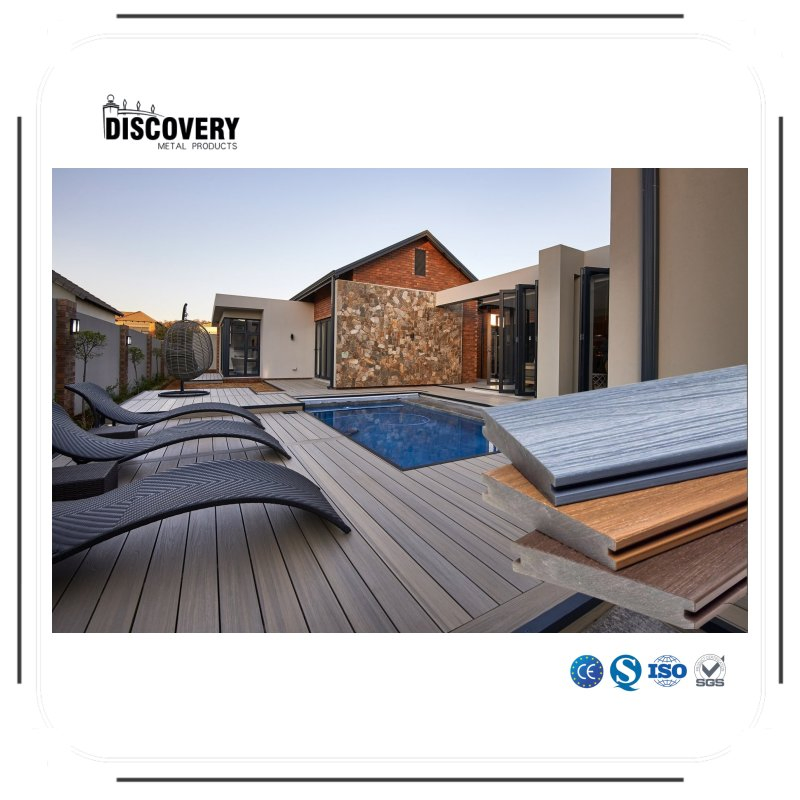 Co-Extruded WPC DIY Wood Plastic Composite Garden Patio Terrace Floor Interlocking Outdoor Decking WPC Flooring PE Composite Floor Decking