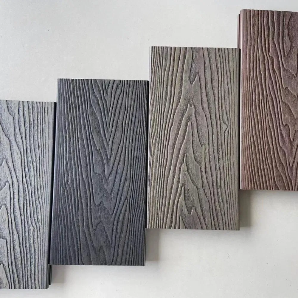 Wood Plastic Composite Board Solid Floor WPC Wooden Decken Hollow Decking WPC