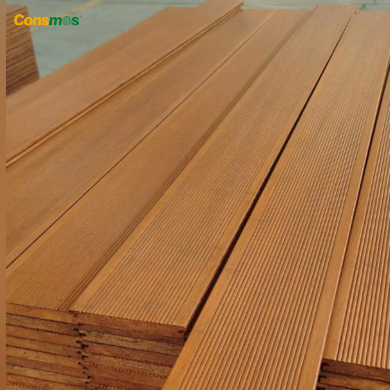 25mm Free Sample Anti-Slip Outdoor 3D Embossed Wood Plastic Composite WPC Decking for Swimming Pool