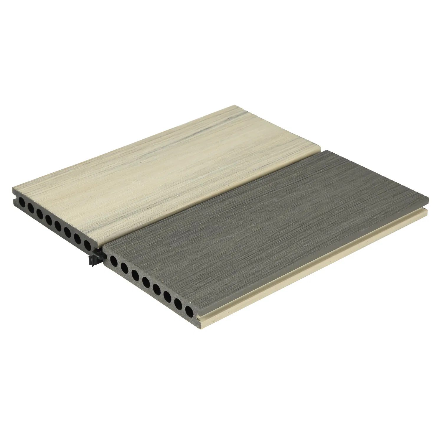 140*22mm WPC Capped Co-Extrusion Composite Hollow Decking Outdoor Decking for Pool Garden Park