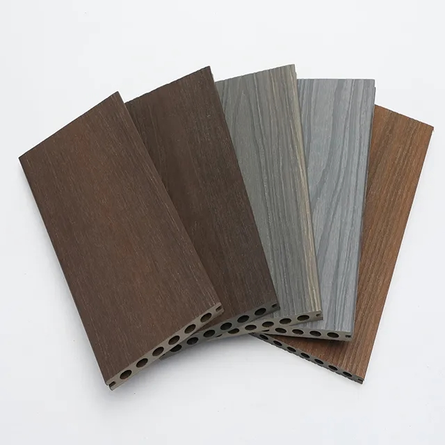 WPC Composite Flooring for Swimming Pool 25mm Thick Hollow Deck Plank