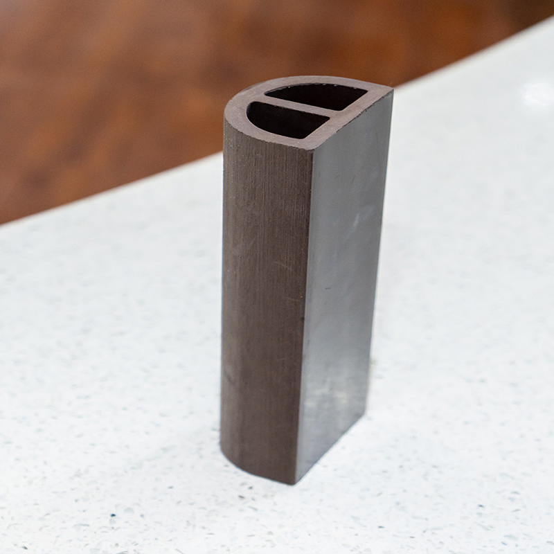 Easy Installation Low Maintenance Park WPC Fence Wood Plastic Composite Railing