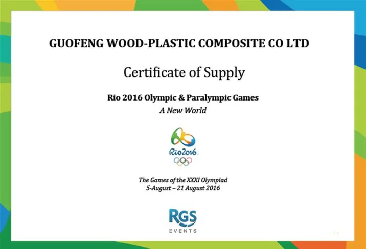 Olympic Project Certification