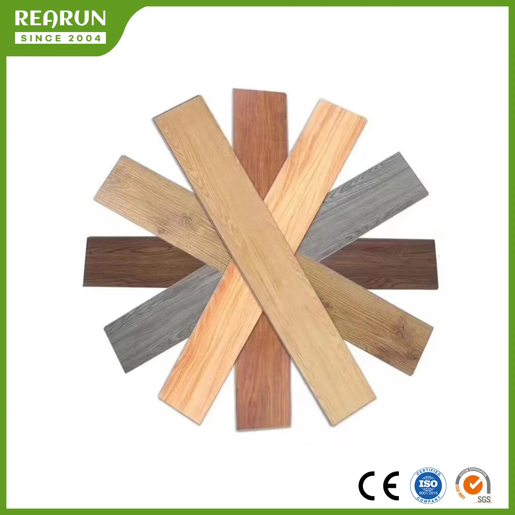 Rearun Wood WPC Indoor Floor China Manufacturers Fireproof Spc Vinyl Flooring