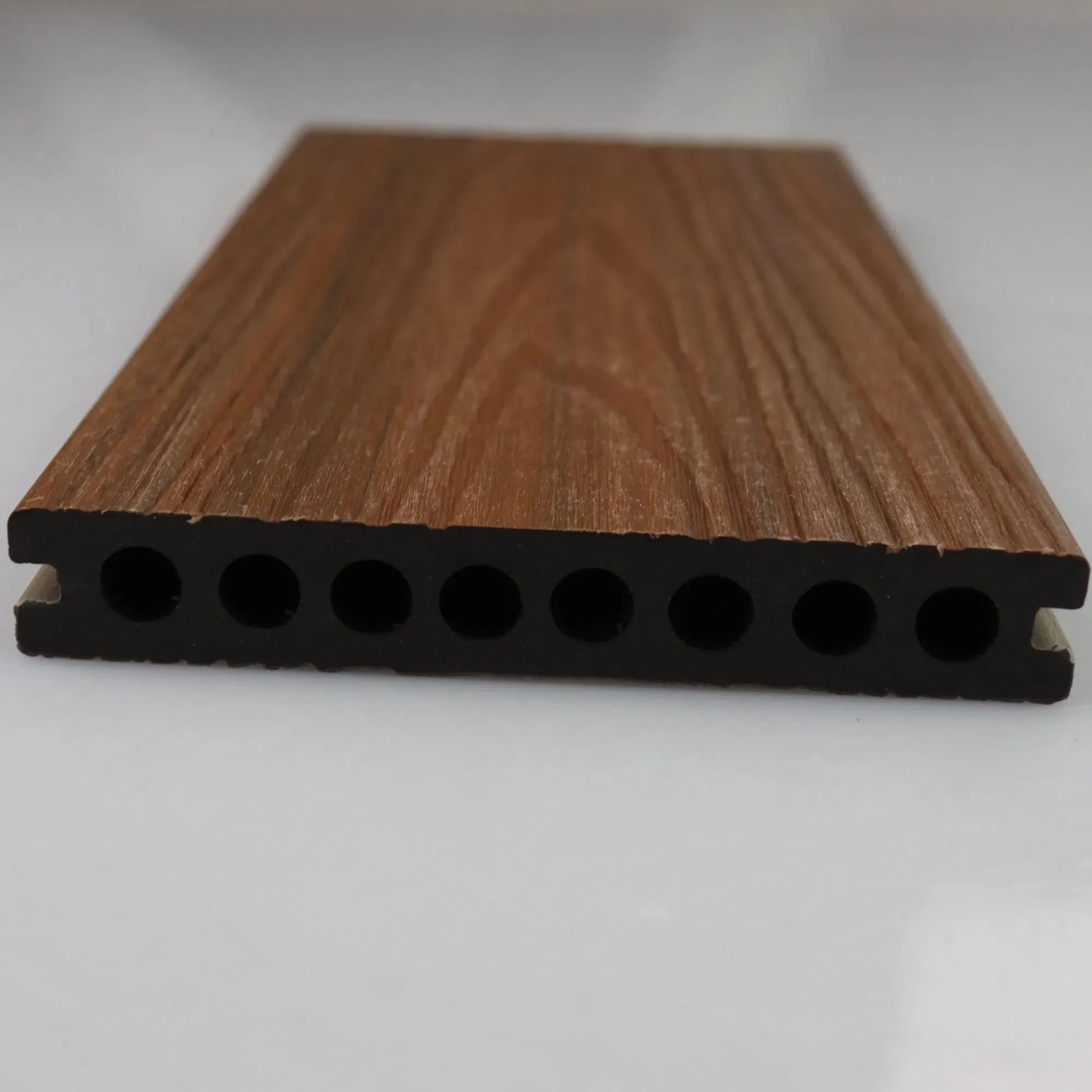 UV Resistane, Anti-Skidding Wood Groove Co-Extrusion Hollow WPC Decking