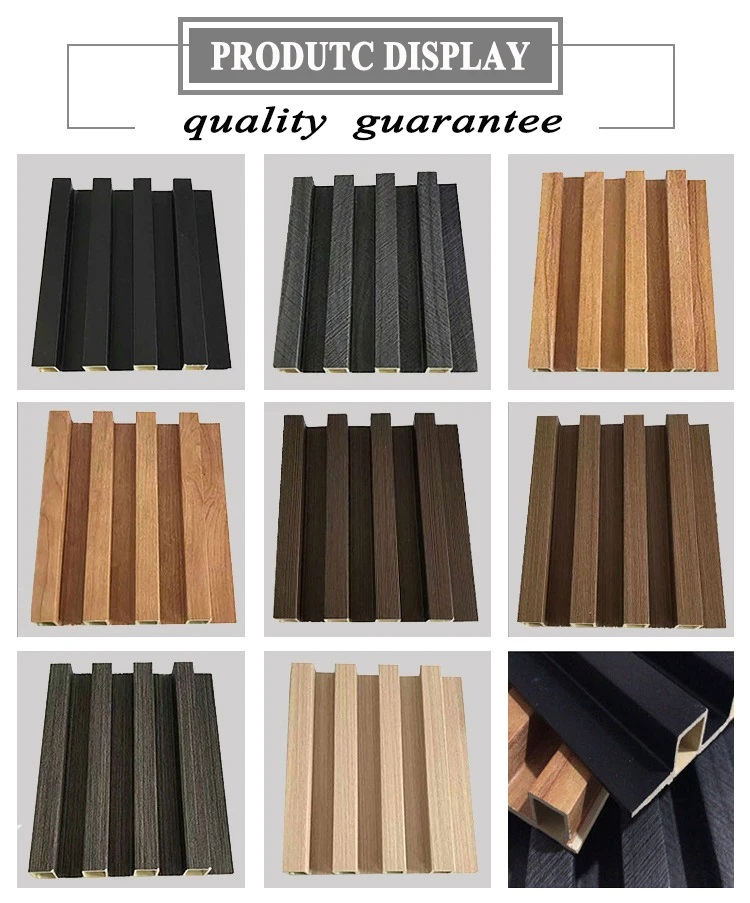 Modern Design and Moisture-Proof Custom Factory Interior WPC Fence WPC Wall Panel Indoor WPC Board Sheet Wall Panel PVC Great Wall Panels