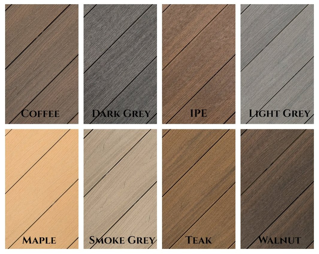 Outdoor Co-Extrusion Wood Plastic WPC Composite Fencing Garden Decorative Fence Panels