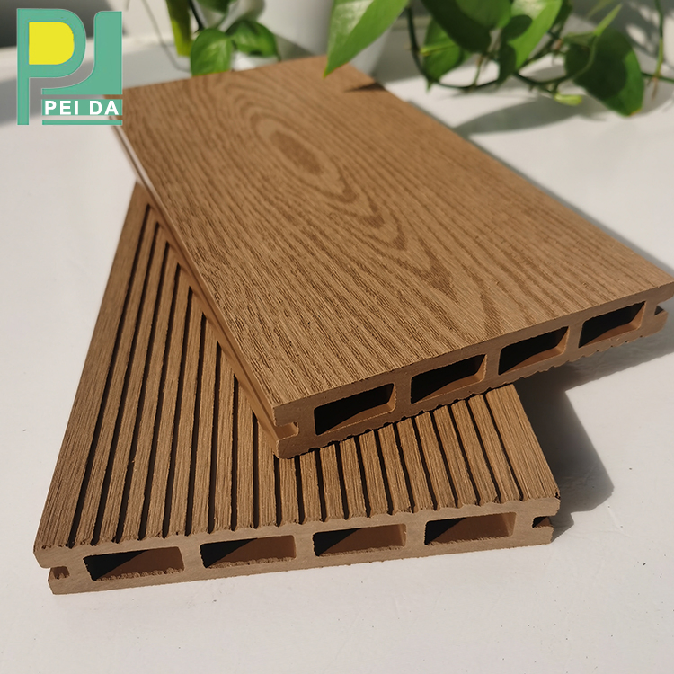 WPC Wood Plastic Composite Terrace Floor Price/ Outdoor Decking / Solid WPC Decking Board