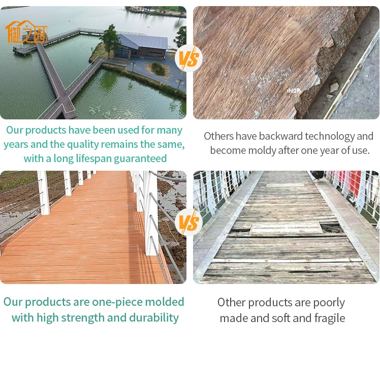 Most Popular Outdoor Floor Outdoor WPC Outdoor Deckingg for Courtyard Walkway ODM&OEM UV Resistant Fire Retardant Replacing Plastic Wood