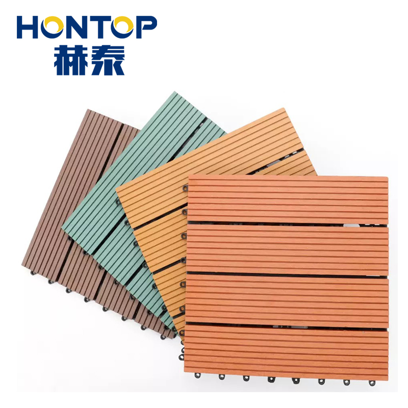 DIY Flooring Tile WPC Interlocking Decking for Balcony