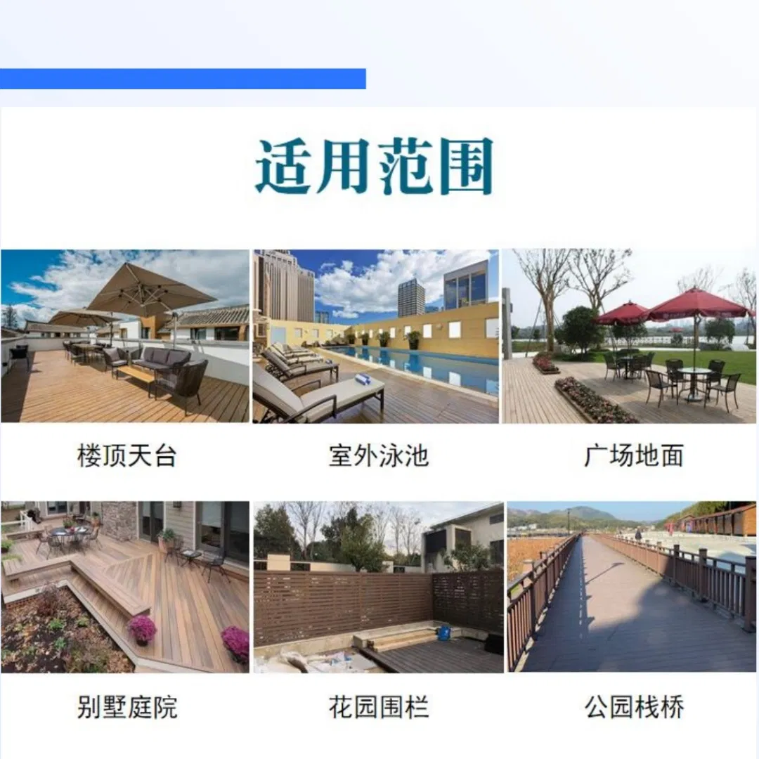 Outdoor Balcony Roof, Fire-Resistant, Sun Proof, Fade Proof, Insect Proof, Waterproof, Moisture-Proof, WPC Flooring, Environmentally Friendly