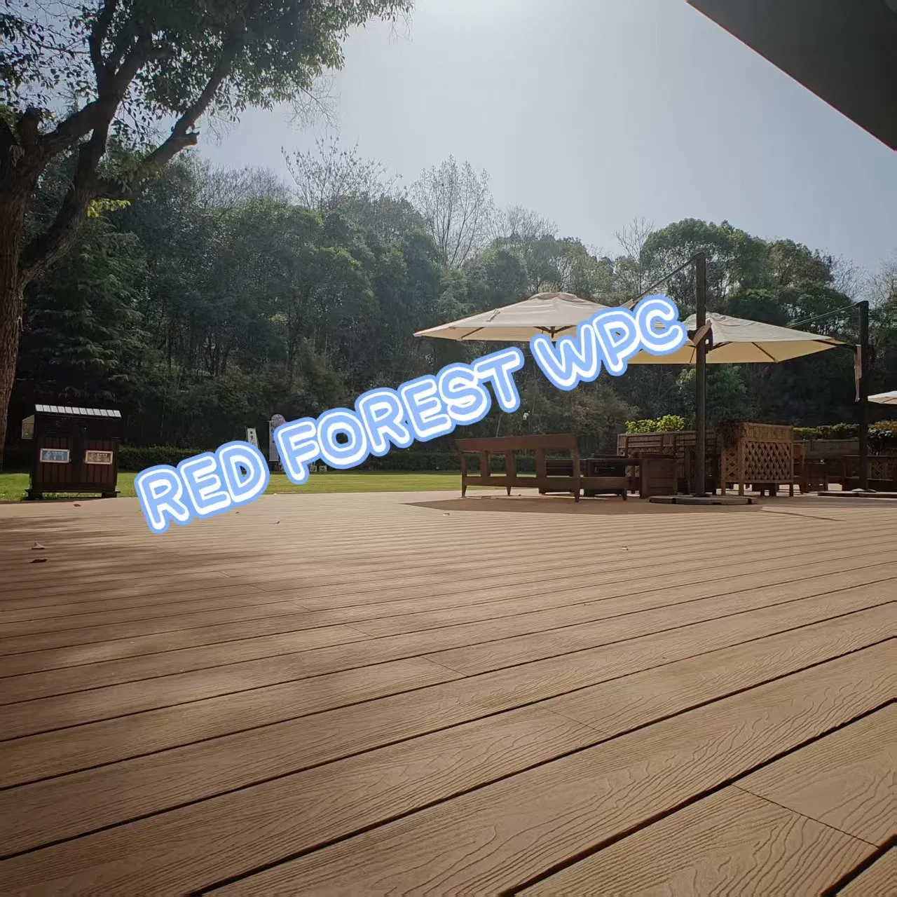 40mm Thickened Baby &amp; Maternity-Grade Eco-Friendly WPC Wood-Plastic Flooring for Indoor and Outdoor