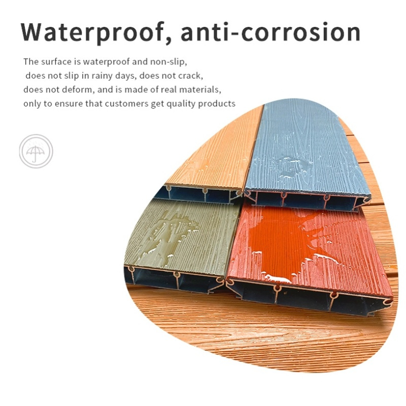 Fast Delivery Pool Edge Aluminum Decking Anti Slip Design Backyard Deck Garden Aluminum Deck Flooring WPC Decking