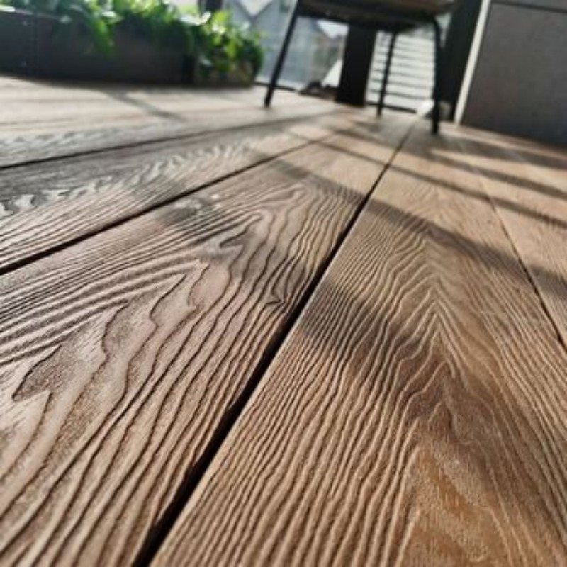Waterproof Corrosion-Resistant Moisture-Proof Engineered Composite Outdoor WPC Hollow Decking Flooring