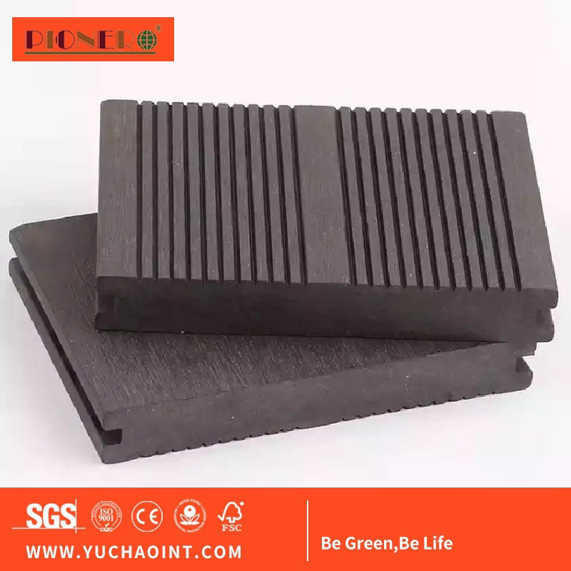 High Quality HDPE Crack-Resistant Anti-Rotten Solid Co-Extrusion WPC Wood Plastic Composite Decking for Outdoor Projects
