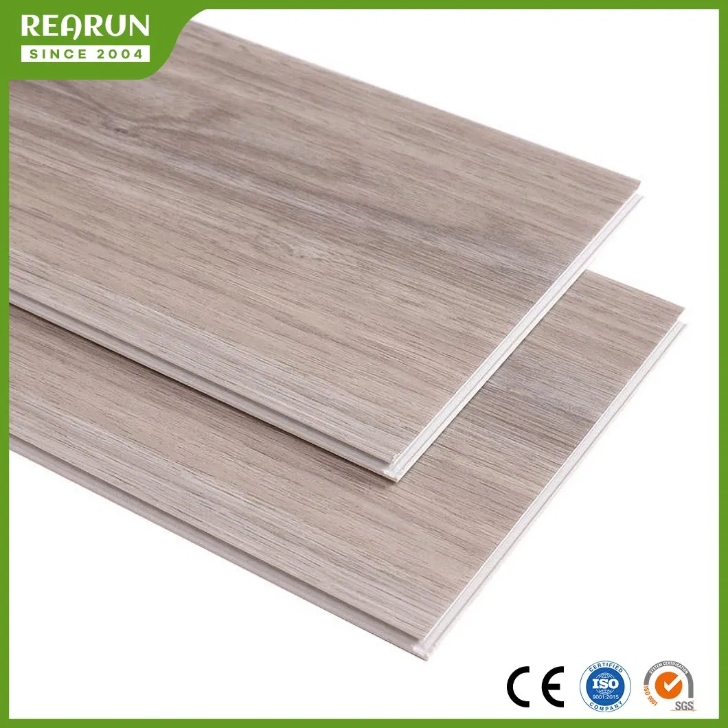 Rearun Wood WPC Indoor Floor China Manufacturers Fireproof Spc Vinyl Flooring