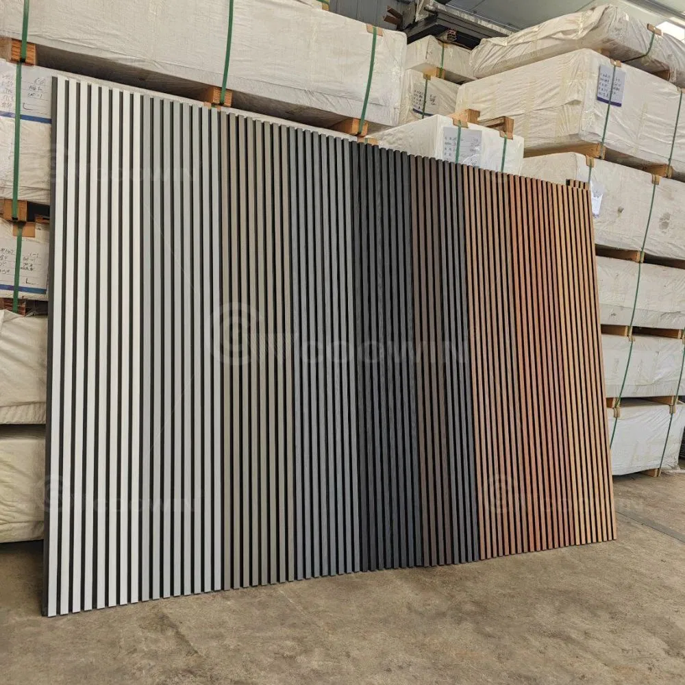 Free Samples Waterproof Outdoor Co Extrued WPC Wall Panel Slatted Composite Cladding