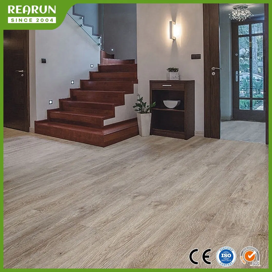 Rearun Wood WPC Indoor Floor China Manufacturers Fireproof Spc Vinyl Flooring