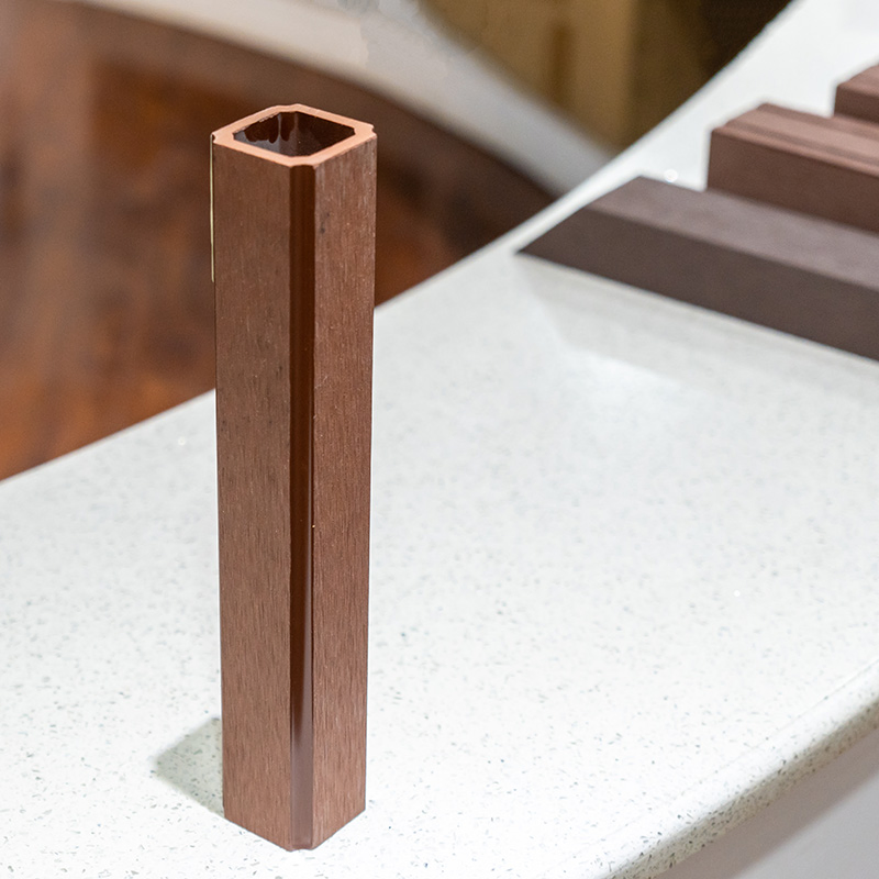 2023 Most Popular Extrusion WPC Railing Wood Plastic Composite for Garden Waterproof Railing