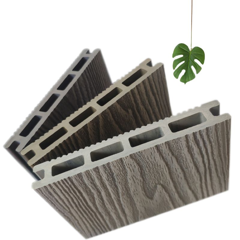 Wood Plastic Composite WPC Decking 145mm by 22.5mm Hollow Structure Design