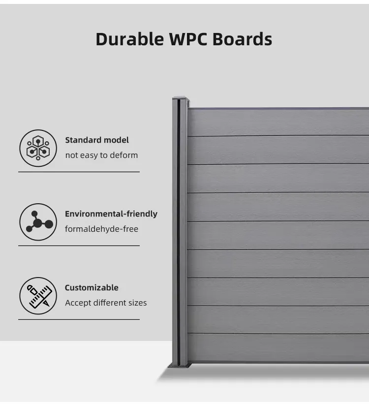 WPC Fence Horizontal Slat