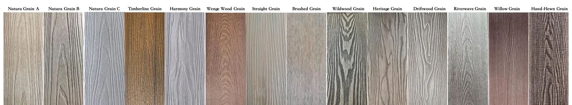 Wood Grain Options