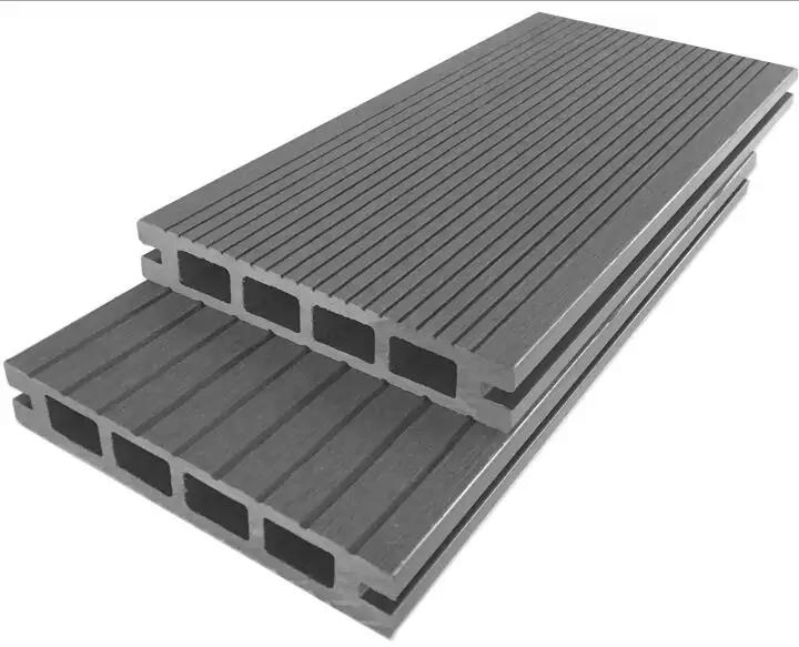 China Factory Decking 146*26mm Anti-Slip Swimming Pool WPC Decking