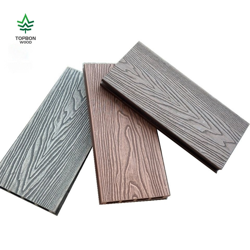 Wholesale Co-Extruded Fluted WPC Decking Outdoor Waterproof Floor Deck