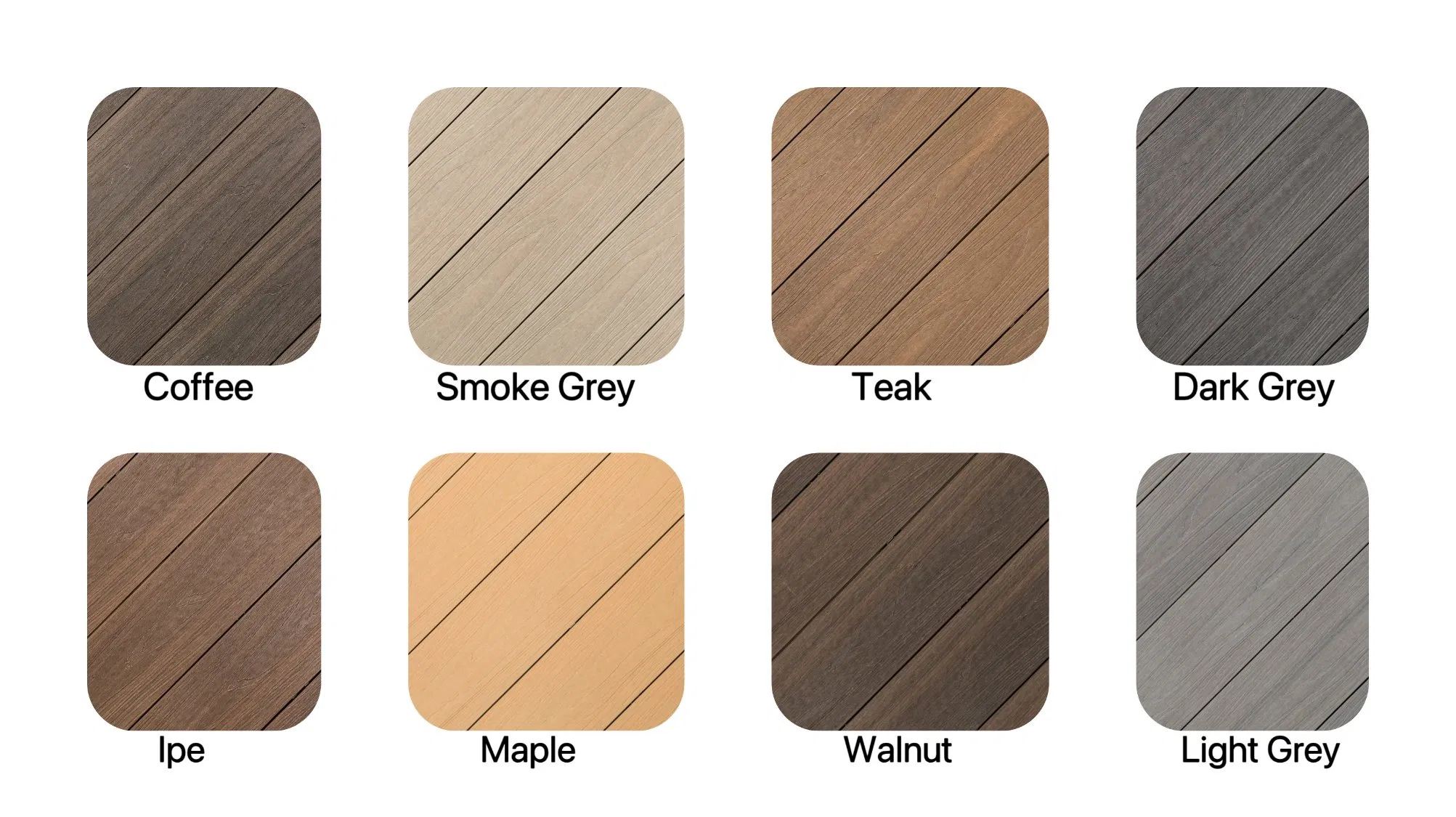 Swimming Pool Anti-Slip Waterproof Moistureproof Wood Plastic Composite WPC Coextruded Decking