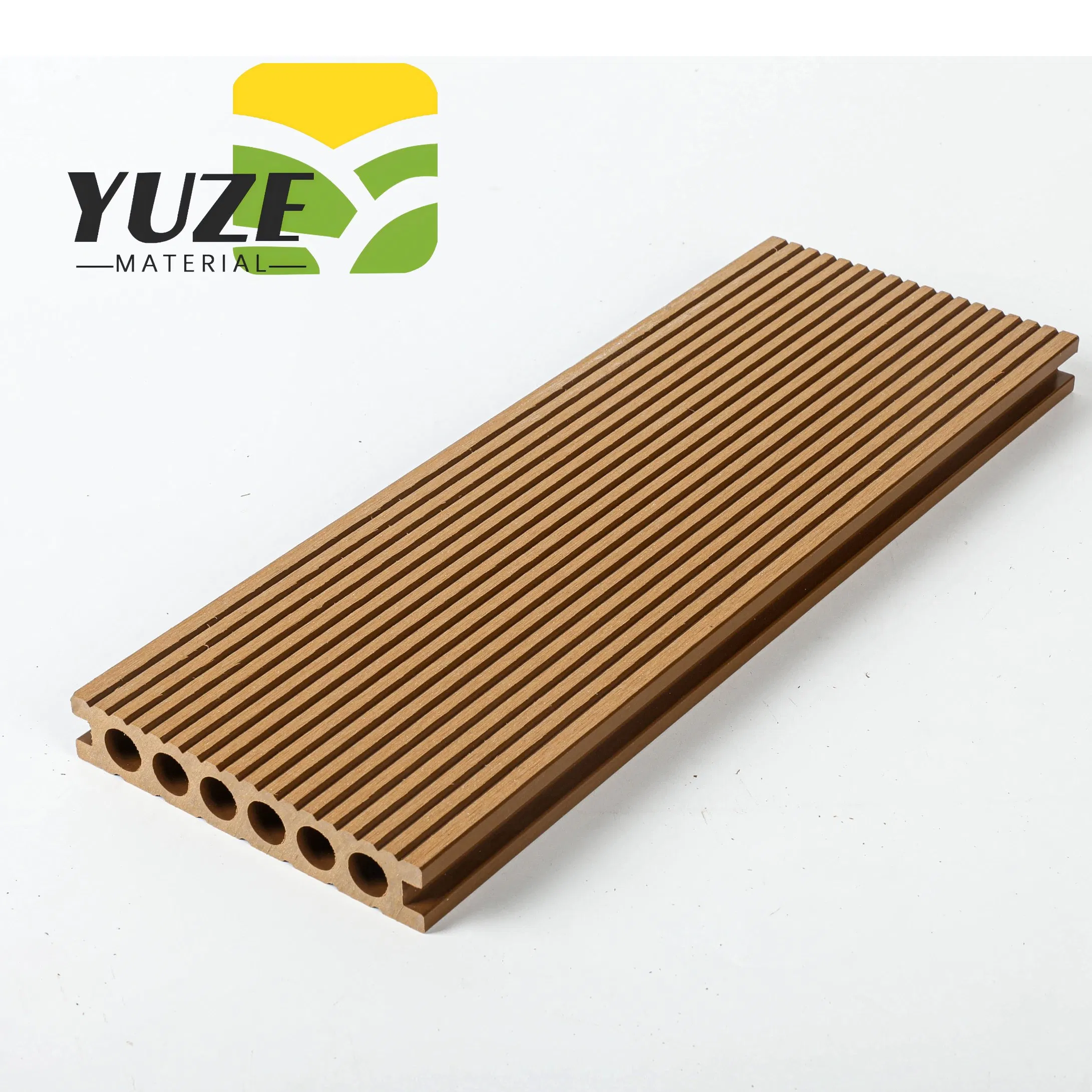 Outdoor WPC Decking Board Exterior Plastic Deck Floor Covering 3D Wood Grain Composite Decking Floor