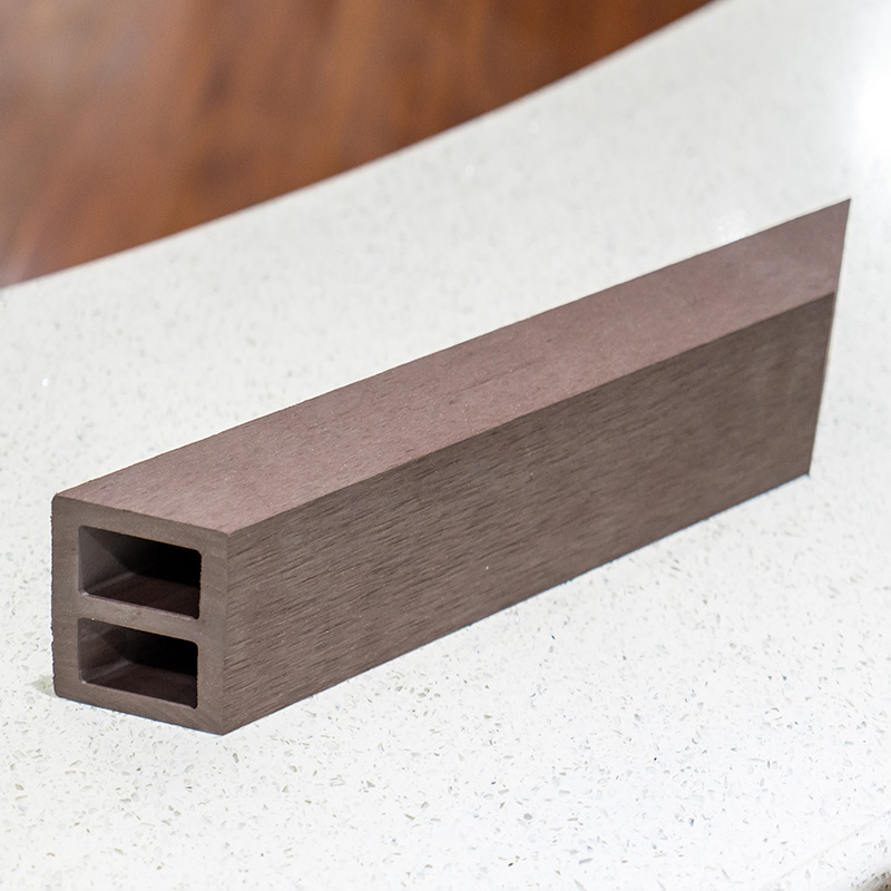 Easy Installation Low Maintenance Park WPC Fence Wood Plastic Composite Railing