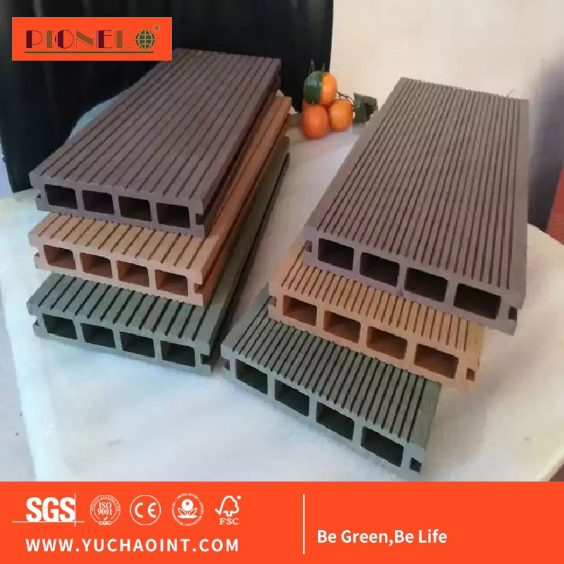 High Quality HDPE Crack-Resistant Anti-Rotten Solid Co-Extrusion WPC Wood Plastic Composite Decking for Outdoor Projects