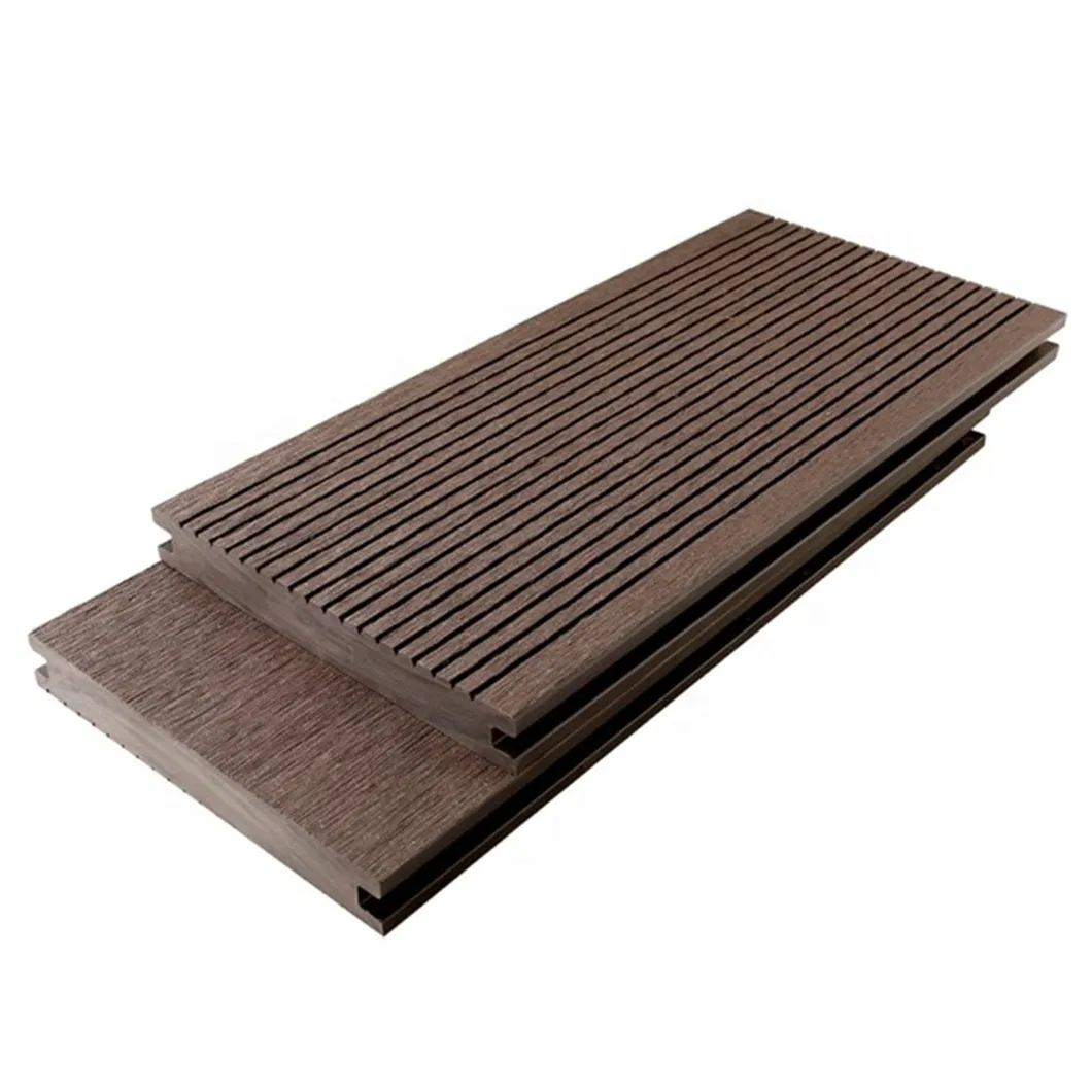 Factory Wholesale Anti-Slip Environment-Protection Solid Traditionalcomposite WPC Decking