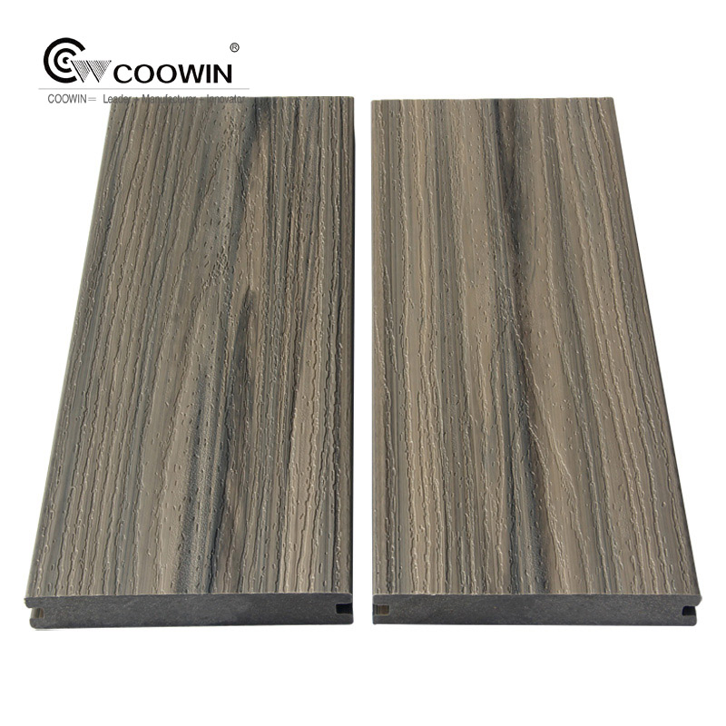 Anti-Slip 3D Wood Grain WPC Wood Plastic Composite Decking for Swimming Pool Terrace