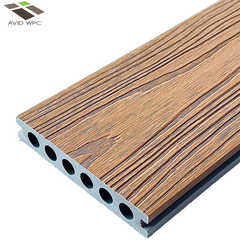 Easily Assembled WPC Flooring Weather Resistant Anti-Slip Swimming Pool Outdoor WPC Composite Decking