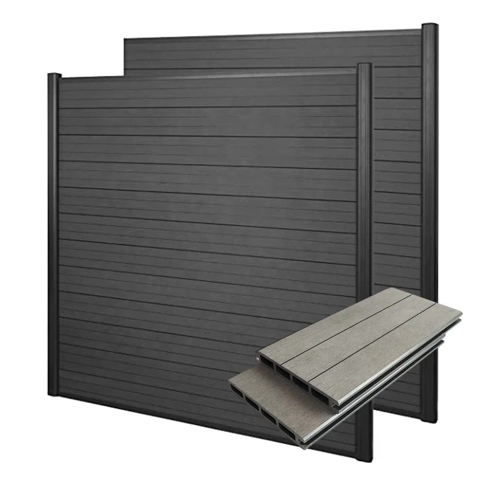 Customized 6FT Co-Extrusion Wood Plastic Composite WPC Fence Panel