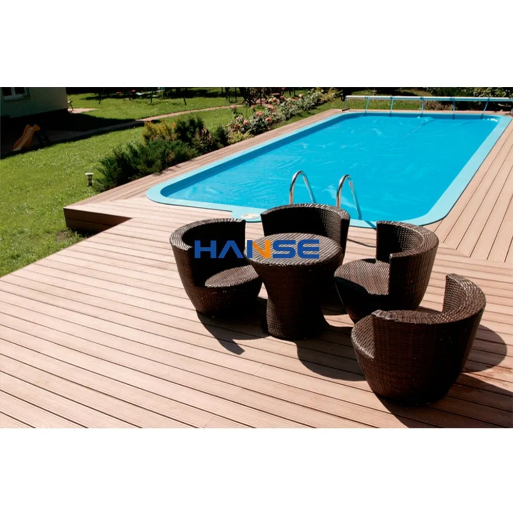 Cheap WPC Hollow Decking Co-Extrusion Engineered Wood-Plastic Wood Texture Outdoor Composite Wood Decking